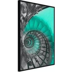 Arkiio Affisch Twisted Stairs [Poster] 40x60 Poster